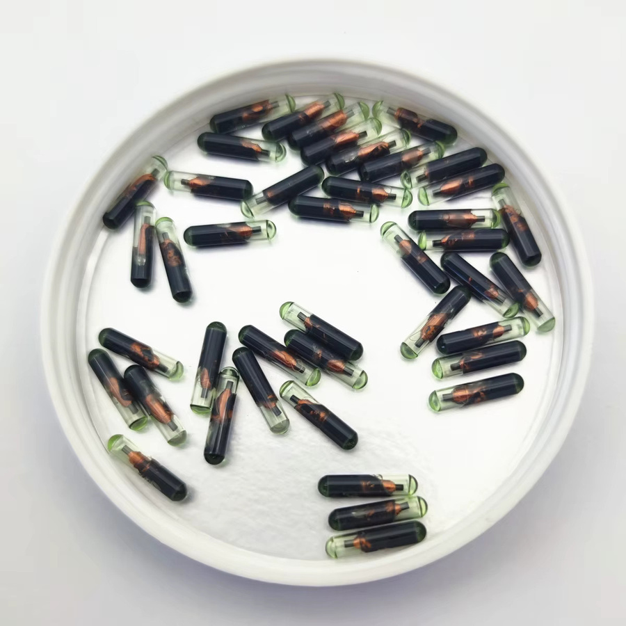 10 Stück Wilongda ID48 Glaschip Auto Transponder Chip für VW Audi Skoda Honda Autoschlüssel transparent - Bild 4