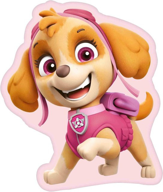 Paw Patrol Kissen Pink und Braun aus Polyester B/H/T: 31 x 36 x 2 cm - Bild 1