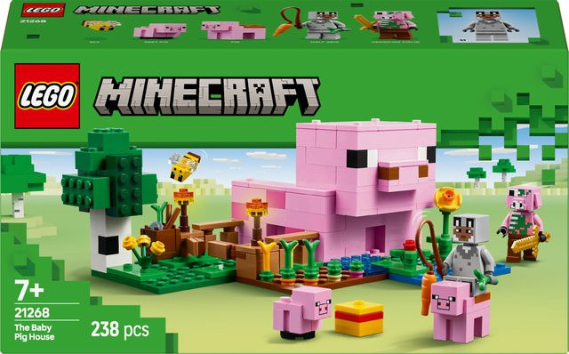 Lego Minecraft Das Babyschwein-Haus Konstruktionsspielzeug - Bild 2