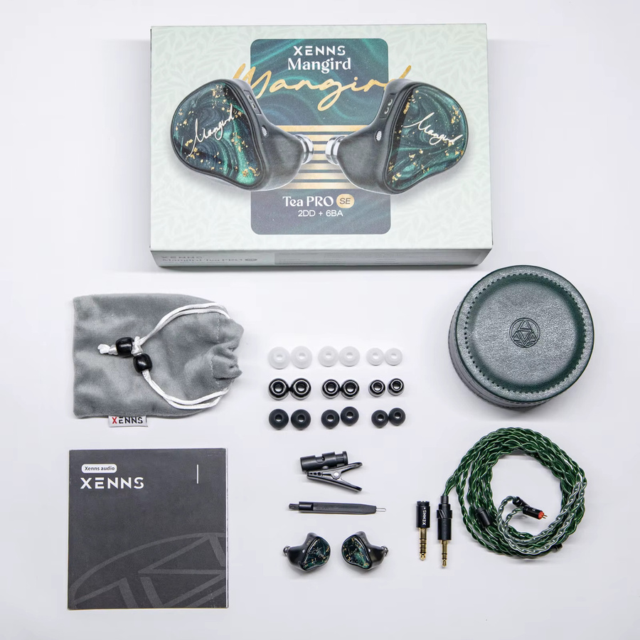 Xenns Mangird Tea Pro SE Hybrid In-Ear-Kopfhörer mit 2DD + 6BA, Grün - Bild 3