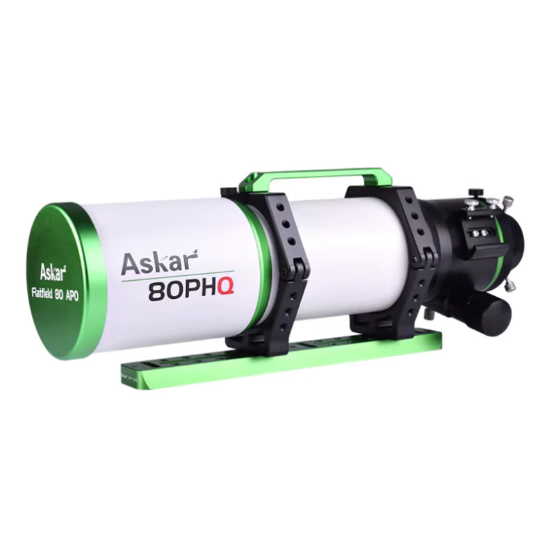 Askar 80PHQ F/7.5 Quadruplet APO Flachfeld-Astroteleskop mit 0,76x Vollformat-Reduzierer in Weiß - Bild 2