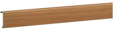 Hager Sockelleistenkanal SL200552D4 Oberteil aus Kunststoff in Braun, Länge: 2000 mm - Bild 1