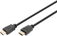 Digitus HDMI Premium High Speed Anschlusskabel mit Ethernet und UHD 4K in Schwarz, Länge: 3,00 m - Bild 1