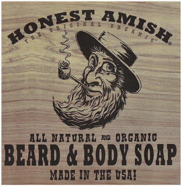 Honest Amish Original Bart- & Körperseife, Olive, Unisex - Bild 1