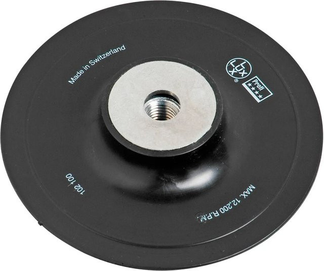 LUX-TOOLS Stützteller für Fiberscheiben 125 mm in Schwarz - Bild 1