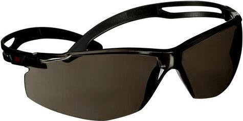 3M SecureFit SF502SGAF-BLK Schutzbrille mit Antibeschlag-Schutz und getönten Gläsern in Schwarz - Bild 2