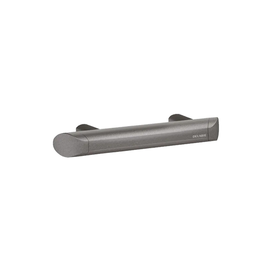 Delabie Be-Line Haltegriff aus Aluminium in Anthrazit, Wandmontage, rutschfester Griff, gerade Form - Bild 2