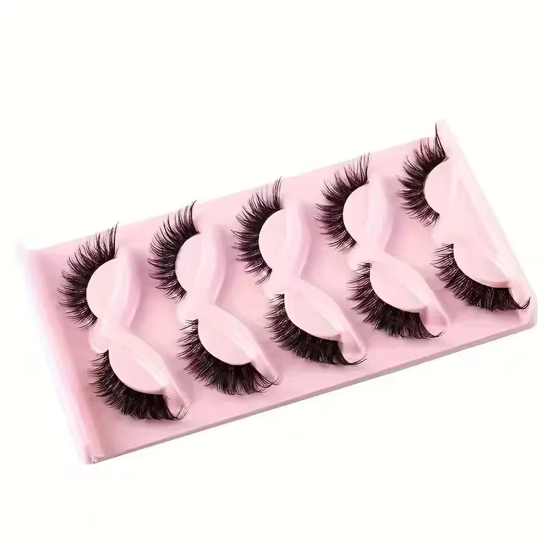 CNKESS Künstliche Wimpern Katzenaugen-Look, 5 Paar, Unisex - Bild 2