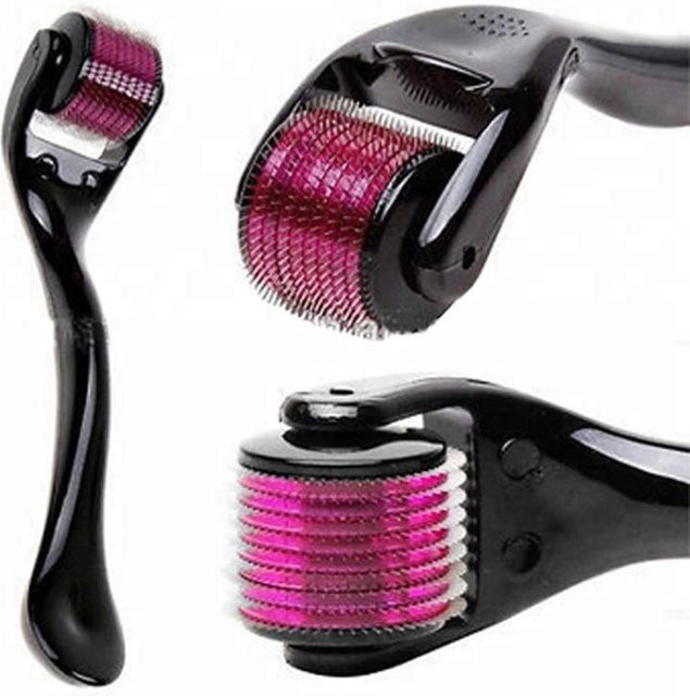 Happy Market Derma Roller für Gesicht und Haare, Titan, Unisex - Bild 1