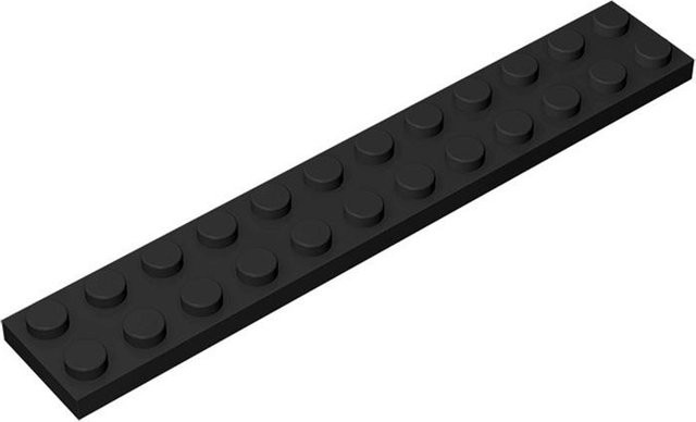 Yiran toy 2445 2x12 Platte Baustein Flach 10-teiliges Set - Bild 1