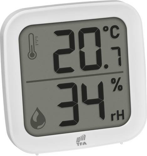 TFA Dostmann ID-A0 INDOOR Thermo- und Hygrosensor Funk 868MHz in Weiß - Bild 1