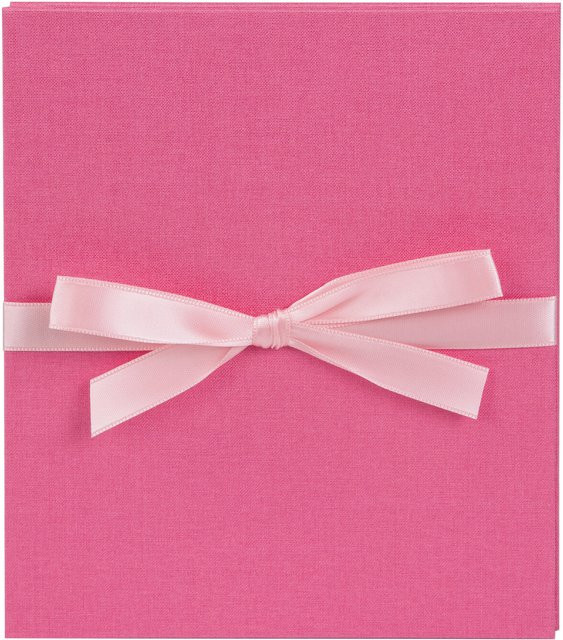 goldbuch Leporello Fotoalbum Electric Fuchsia mit weißen Seiten für 10 Fotos, B/H: 15,5 x 19,0 cm - Bild 1