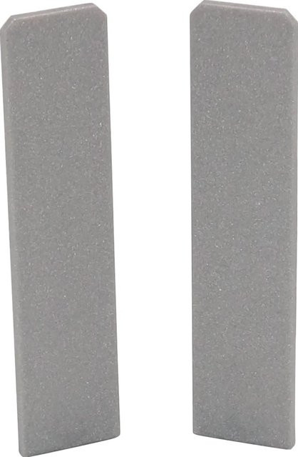 Döllken Profiles Endkappen Cubica 60 SB in Silber, B/T/H: 140 x 80 x 20 mm - Bild 1