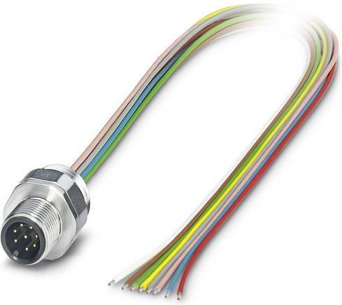 Phoenix Contact 1554636 Sensor-Aktor-Einbausteckverbinder M12 Stecker, 8-polig, Multicolor, 0,50 m Länge - Bild 1