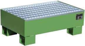 Bauer Südlohn Auffangwanne AW 60-1/M aus Stahl in Resedagrün, B/T/H: 50,0 x 29,0 x 34,0 cm - Bild 1