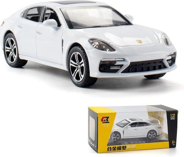 Fourall- Model Cars Porsche Panamera, Spielzeugauto, 1:32, Weiß, ab 6 Jahren - Bild 1