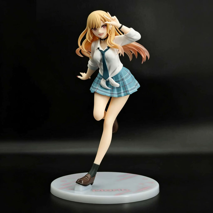 Bandai My Dress Up Darling Marin Kitakawa Uniform Anime-Figur, 18cm PVC-Modell - Bild 3