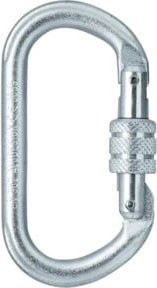 SKYLOTEC Ovaler Karabiner mit Schraubverschluss aus Edelstahl in Silber, EN 362, 22 kN - Bild 1