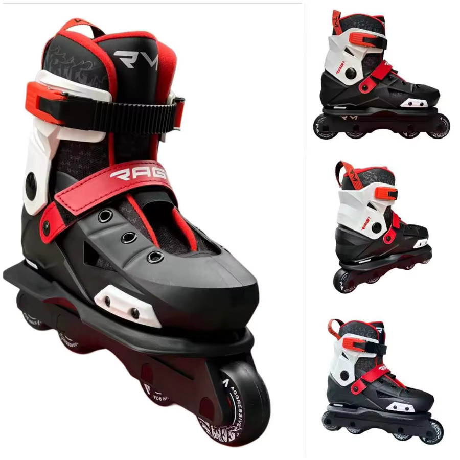 DZQ Verstellbare 4-Rad-Inlineskates, Hochleistungs-Aggressive-Skates - Bild 4