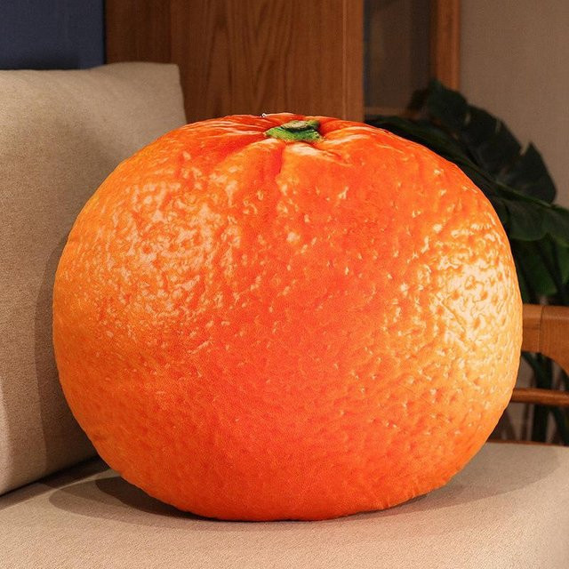 Kidsly Obst Gemüse Plüsch Puppe, Simulation Cartoon Obst Spielzeug, ab 14 Jahren - Bild 1