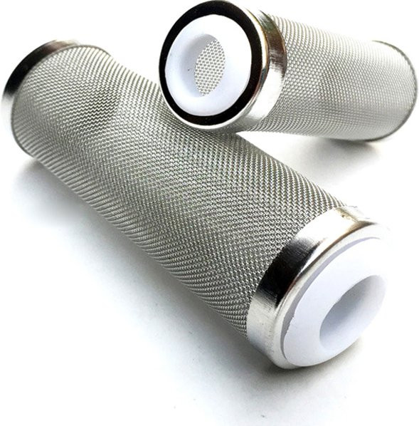 ZRDR Edelstahl Einlass Schutzhülle für Aquarium und Gartenbewässerung in Silber, 12mm und 16mm - Bild 1