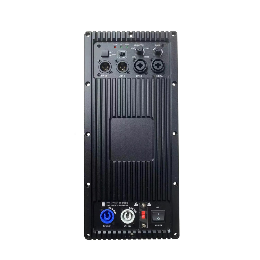 ShennDare 2500DT Professionelles Aktivlautsprecher-Verstärkermodul Klasse D in Schwarz mit 1500W bei 8 Ohm und 2500W bei 4 Ohm - Bild 4