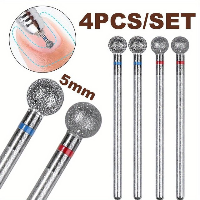 FUMOSIK Kleine Runde Kopf Nagel Bohrer Bits, 5mm - Bild 1