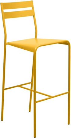 Fermob Facto Barhocker aus Metall in Gelb