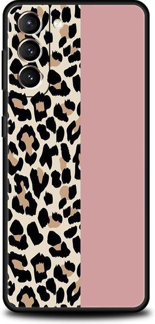 Handyhülle mit Leoparden-Geparden-Muster für Samsung Galaxy S24 S23 S22 S21 S20 Ultra S10 S9 in Schwarz und Multicolour aus weichem Silikon - Bild 1