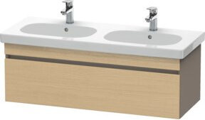 Duravit Waschtischunterschrank DuraStyle in Beige, wandhängend, 1 Auszug, B: 115 cm, T: 45,3 cm, H: 39,8 cm - Bild 1