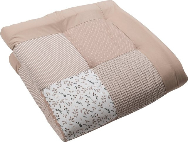 Ullenboom Krabbeldecke und Laufgittereinlage in Beige, B/T/H: 100 x 100 cm - Bild 1
