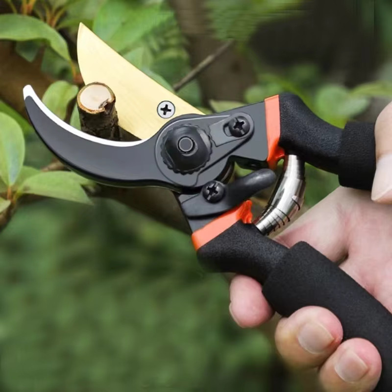 JIXIU Gartenschere als Obstzweigschere und Bonsai-Schneider in Schwarz mit ergonomischen Griffen - Bild 2