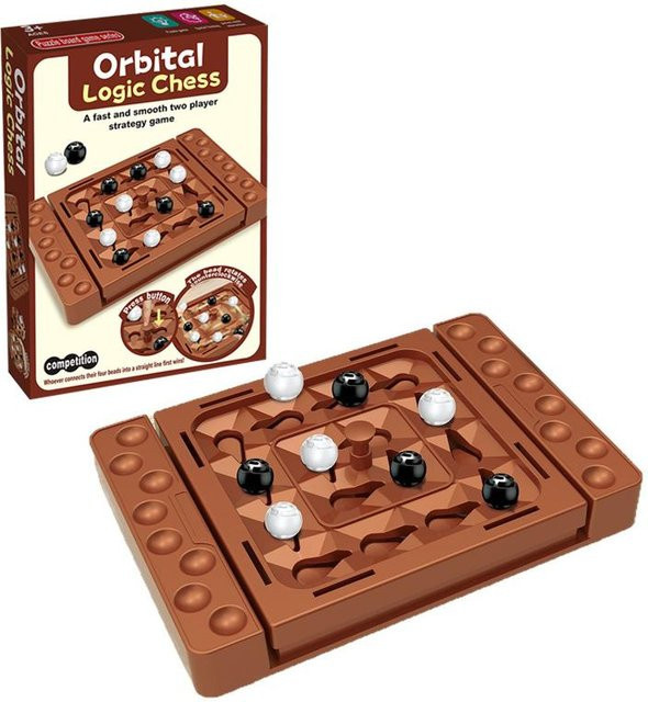 UYAOZHISHANG Schach Schwarz-Weiß Brettspiel ab 3-6 Jahren - Bild 1