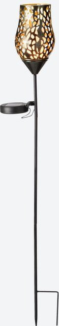 Solar-Stab Kelch von NKD aus Metall in Schwarz, Höhe: 84 cm - Bild 1