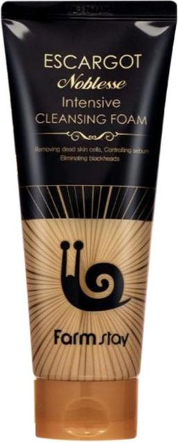 FARM STAY Escargot Noblesse Intensiver Reinigungsschaum, 180 ml, mit Schneckenschleim-Extrakt - Bild 1