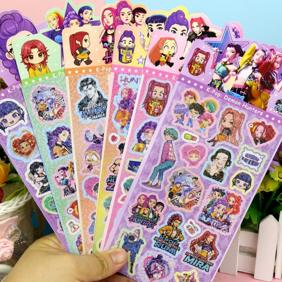 Yiran toy 1 K-Pop: Demon Hunters Laser Gacha Sticker Anime ab 14 Jahren - Bild 2