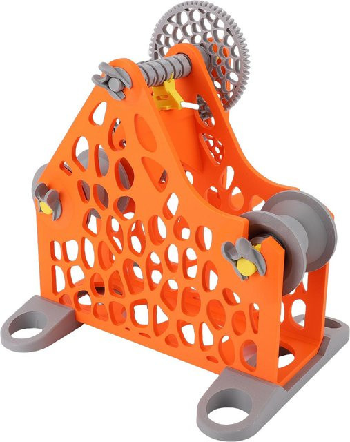 KaiSai 3D-Drucker Filament Umspuler mit Handkurbel, modularer Filament Aufwickler für 1kg Spulen, Grau - Bild 1