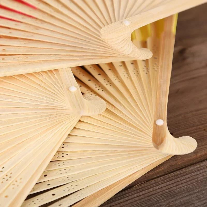 Yiran Furniture Papierfächer weiß aus Bambus und Papier - Bild 2
