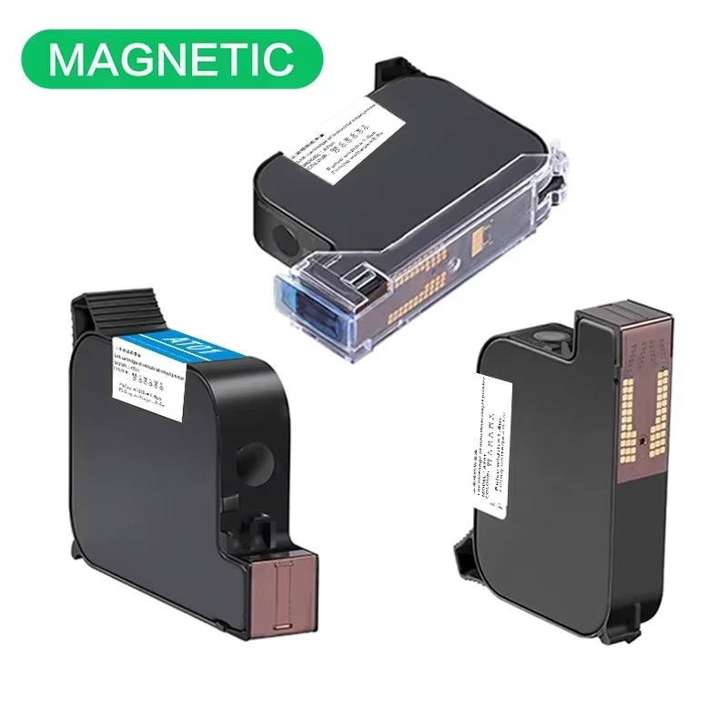 JS12 JS12M Handheld thermische Inkjet Drucker Patrone mit 600 DPI und schnell trocknender Eco Solvent Tinte in Schwarz - Bild 2