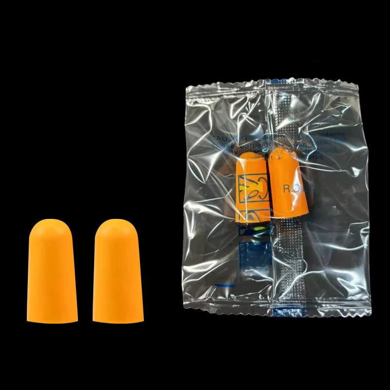 Ohrstöpsel mit Geräuschunterdrückung aus PU-Schaum in Orange für Schlaf und Industrie - Bild 4