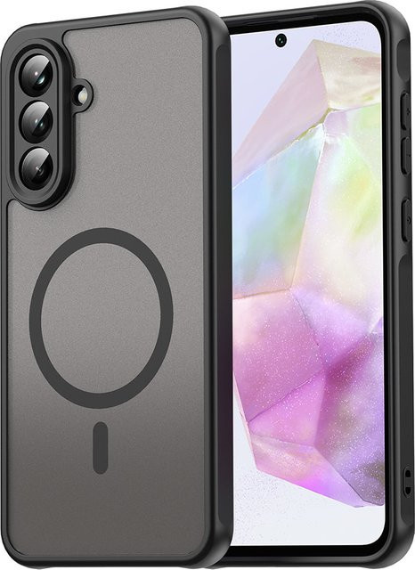 Techsuit HaloFrost II MagSafe-Hülle für Samsung Galaxy A56 A566, Schwarz - Bild 1