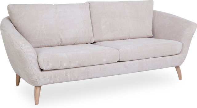 Megasofa SANSIBAR FÜNEN in Beige mit Stoffbezug und Armlehnen, B/T/H: 230 x 92 x 82 cm - Bild 1