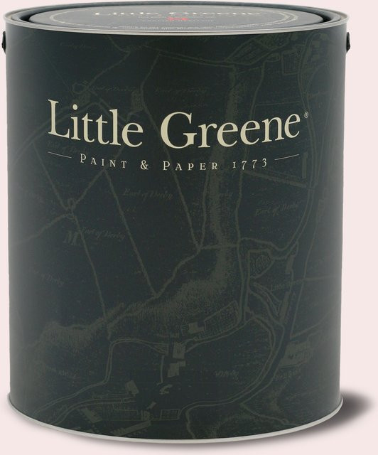 Little Greene Absolute Matt Emulsion Wandfarbe Chemise 139 in Pink und Grün, 2,5 l - Bild 1