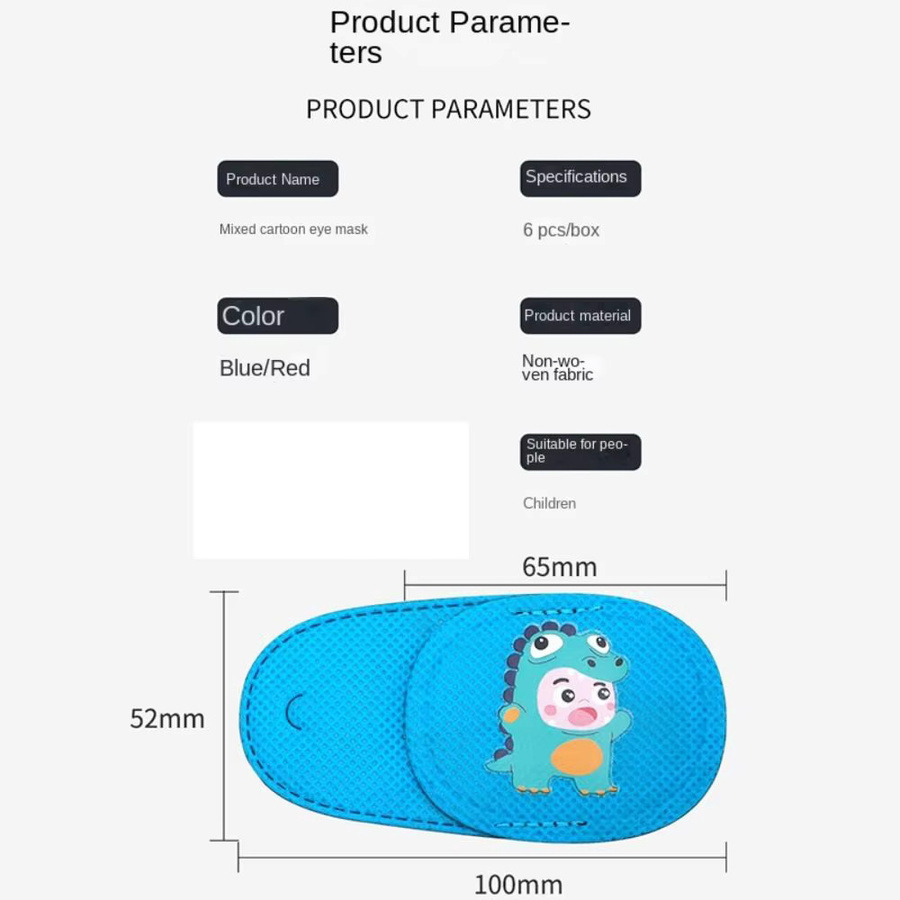 gootrades Augenklappen für Kinder, Cartoon Augenklappen-Set - Bild 3