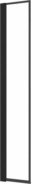 Duschparadies Walk-in Glas Seitenwand Flipper mit Easy-Clean-Beschichtung, Farbe Transparent/Schwarz, B: 30 cm, H: 200 cm, Glasstärke: 8 mm - Bild 1