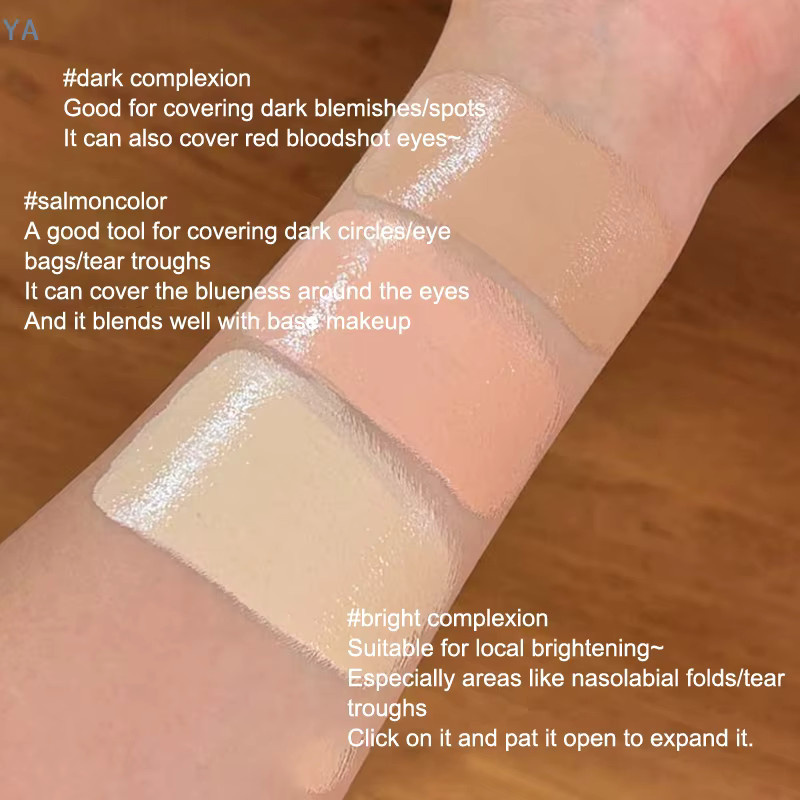 Cappuvini Concealer-Palette, 3 Farben, Kontur-Creme - Bild 3