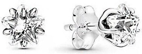 YIRAN Jewelry Ohrstecker 925 Silber, Rosa Daisy Blume, Zirkonia, Damen - Bild 1