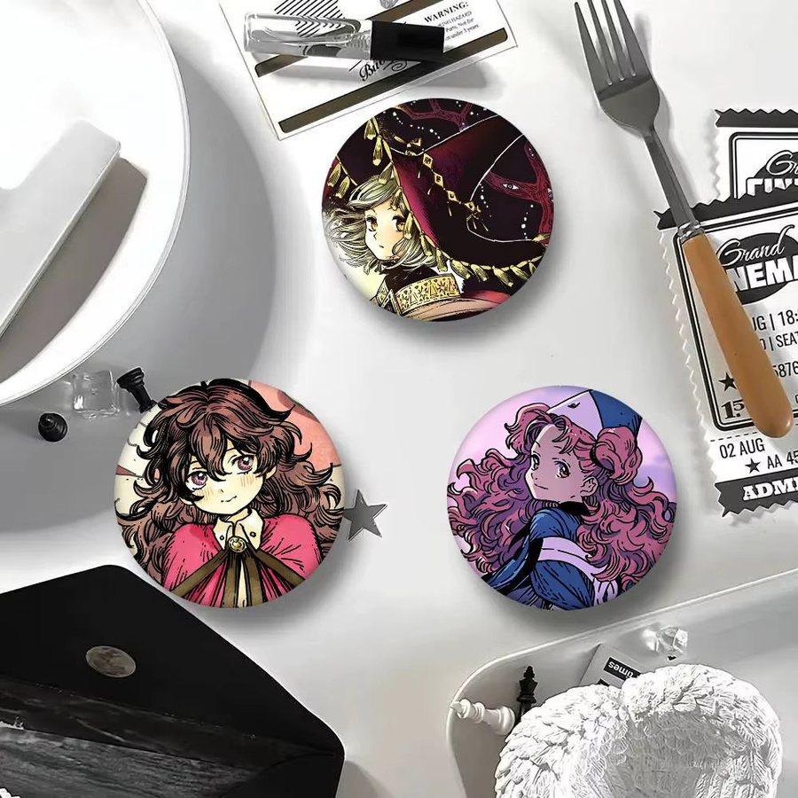 Bilibili Brosche, Anime Hexenhut, Rundes Abzeichen - Bild 4