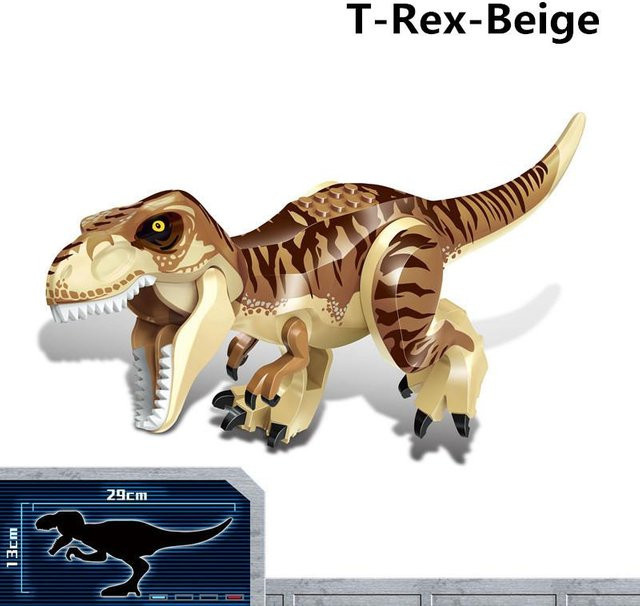 TOY LION Raptor Bausteine Dinosaurier, 20cm, ab 2 Jahren - Bild 1