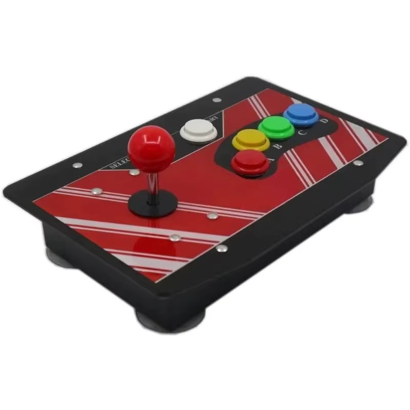 FightBox Arcade FightStick RAC-J200S-NM Spielcontroller mit 6 digitalen Feuerknöpfen und Acryl-Panel für NEOGEO Mini Konsole, Multicolour - Bild 2